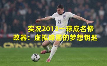 实况2013一球成名修改器：虚拟绿茵的梦想钥匙