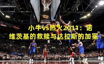 小牛vs热火2011：诺维茨基的救赎与达拉斯的加冕